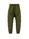Moncler Genius Moncler X Salehe Bembury Men's Nylon Panel Drawstring Joggers In Green