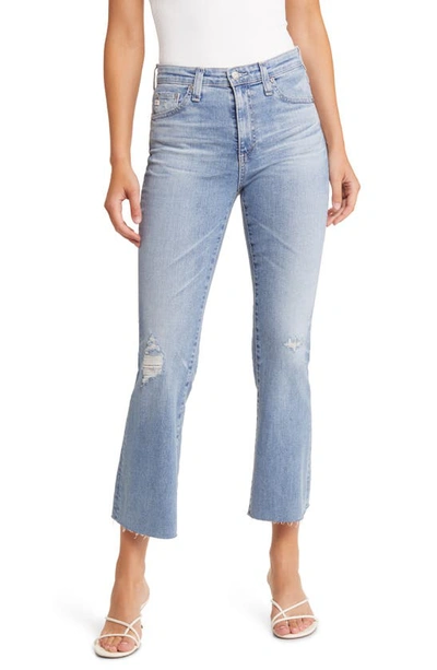 Ag Farrah High Waist Crop Bootcut Jeans In 20 Years Liberty