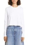 Loulou Studio White Masal Long Sleeve T-shirt