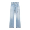Acne Studios 1991 Toj Rigid Wide Leg Jeans In Blue