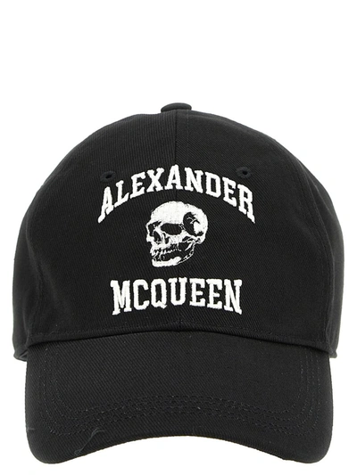 ALEXANDER MCQUEEN ALEXANDER MCQUEEN LOGO EMBROIDERY CAP