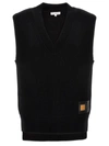 Jw Anderson J.w. Anderson Logo Patch Vest In Black