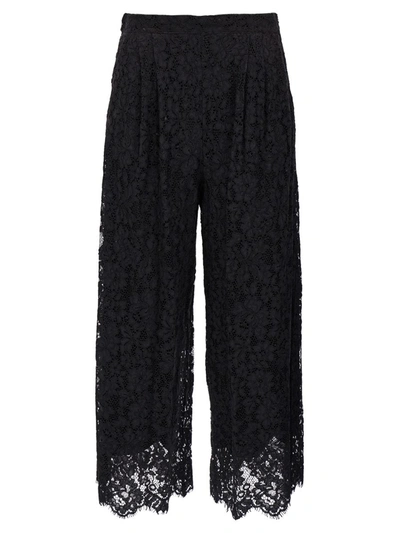 Twinset Lace Pants In Black