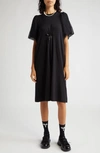 SIMONE ROCHA TULLE PUFF SLEEVE SHIRT DRESS