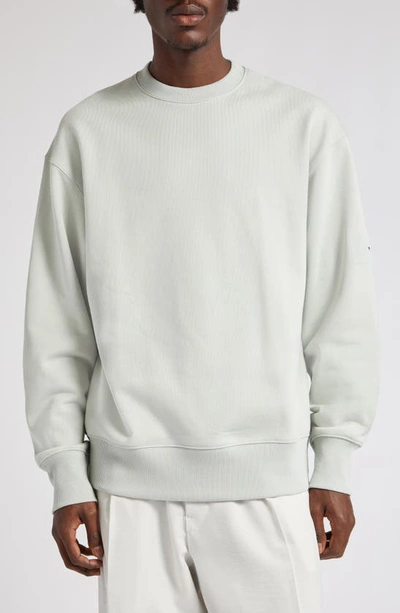 Y-3 Oversized Logo-appliquéd Organic Cotton-jersey Sweatshirt In White