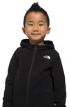 The North Face Unisex Glacier Full Zip Hooded Jacket - Big Kid In Tnf Black