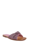 Zigi Judith Slide Sandal In Pink Lthr