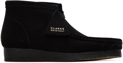 Clarks Originals New Wallabee Boot Black Suede