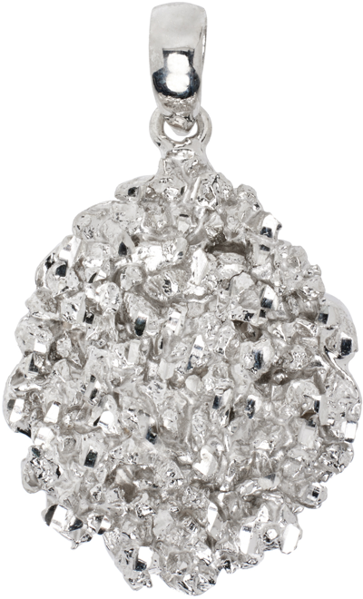 Veneda Carter Ssense Exclusive Silver Vc010 Pendant In Rhodium