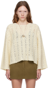 CAMILLA AND MARC WHITE ORCHID SWEATER
