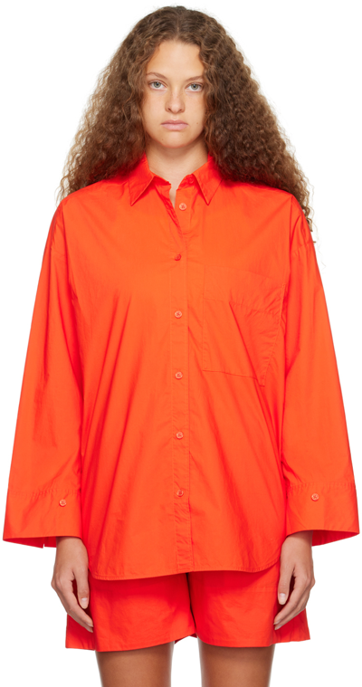 By Malene Birger Orange Derris Shirt In 83h Orange