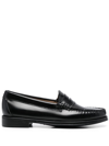 G.H. BASS & CO. ROUND-TOE LEATHER LOAFERS