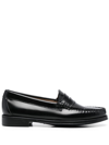G.h. Bass & Co. Whitney Leather Loafer In Black Leather