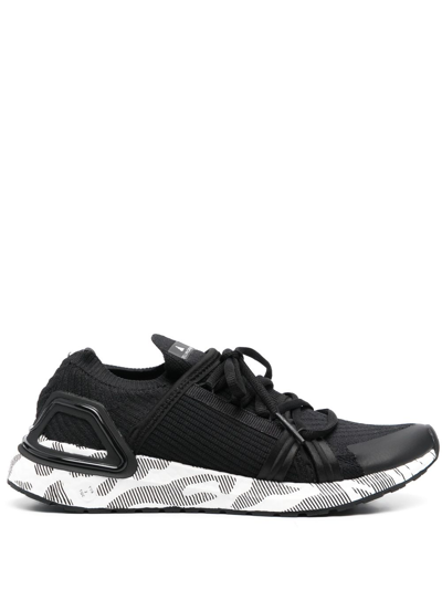 Adidas By Stella Mccartney Asmc Ultraboost 20 Graphic-sole Trainer Sneakers In Black/white