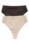 TC 2-PACK EVERYDAY TUMMY CONTROL THONGS