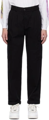 CARHARTT BLACK COLLINS TROUSERS