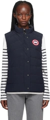 CANADA GOOSE NAVY FREESTYLE DOWN VEST