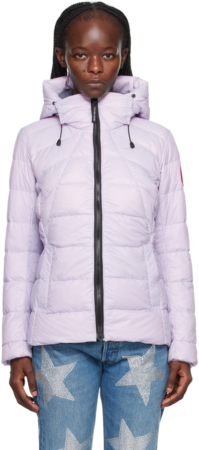 Canada Goose Purple Abbott Down Jacket In 1255 Lilac Tint