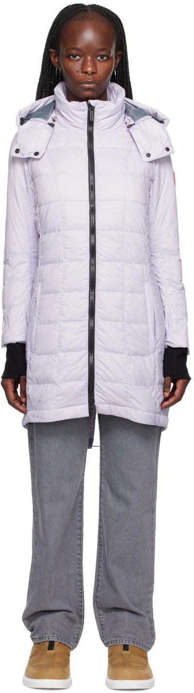 CANADA GOOSE PURPLE ELLISON DOWN JACKET