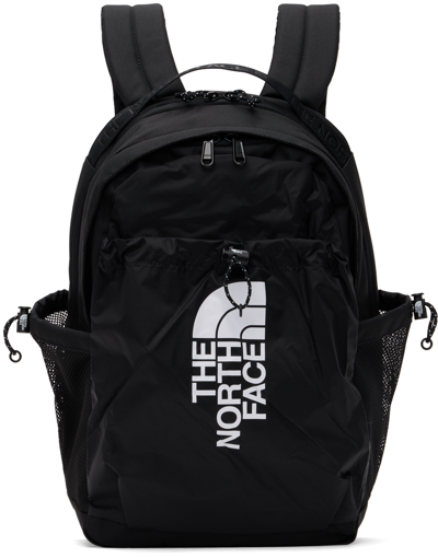 The North Face Black Bozer Backpack In Kx7 Tnf Black/tnf Bl