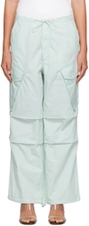 Agolde Ginerva Cargo Pant In Mochi (pale Blue)