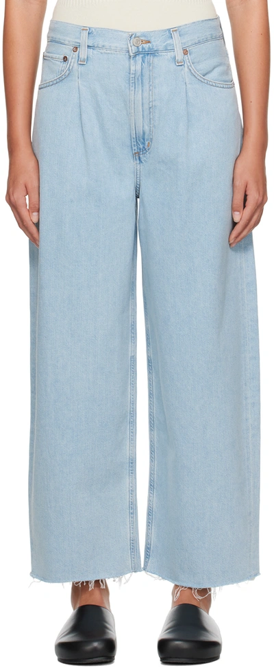 AGOLDE BLUE DAGNA JEANS