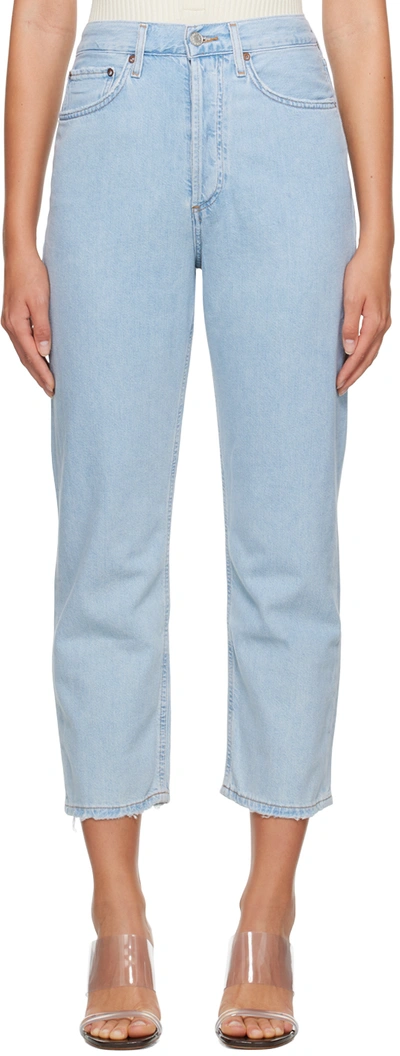 Agolde 90s Straight Leg Jeans In Blue