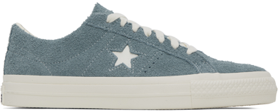 Converse Blue One Star Pro Trainers In Cocoon Blue/egret/eg