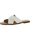 JACK ROGERS 111211SN04 WOMENS LEATHER SLOTTED SLIDE SANDALS