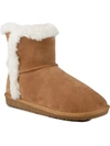 Sugar Marty Womens Faux Suede Cold Weather Winter & Snow Boots In Brown