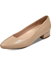 Easy Spirit Caldise Womens Leather Low Heel Block Heels In Latte