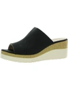 Soul Naturalizer Good Times-m Womens Faux Leather Slide Wedge Sandals In Multi