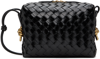 BOTTEGA VENETA BLACK SMALL LOOP CAMERA BAG