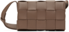 Bottega Veneta Taupe Small Cassette Bag In 2560 Taupe Grey Gold