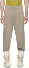 RICK OWENS OFF-WHITE DRAWSTRING SWEATtrousers