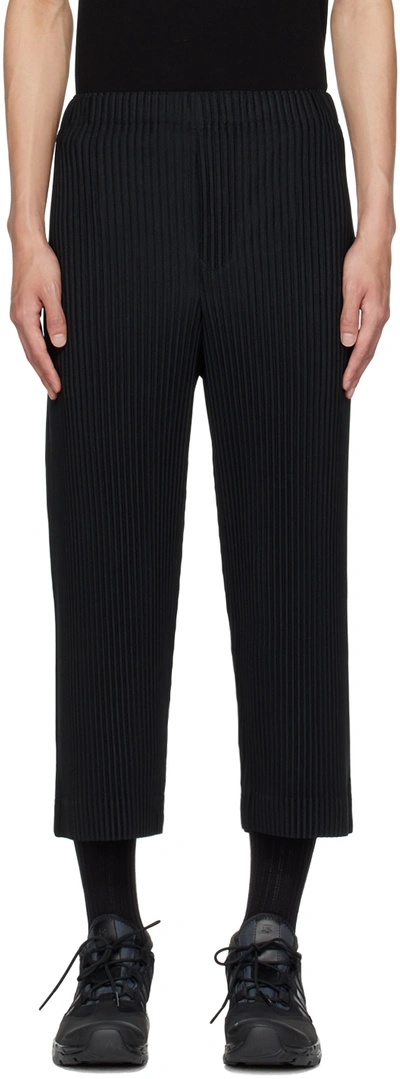 Issey Miyake Black Monthly Color June Trousers In 15-black