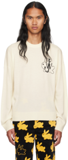 JW ANDERSON OFF-WHITE BUNNY SWEATER