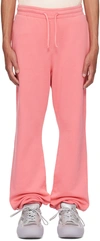 JW ANDERSON PINK RELAXED SWEATPANTS