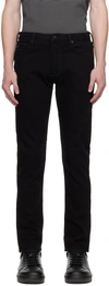 Emporio Armani Man Pants Black Size 31 Cotton, Elastane In Ric. E/a Black