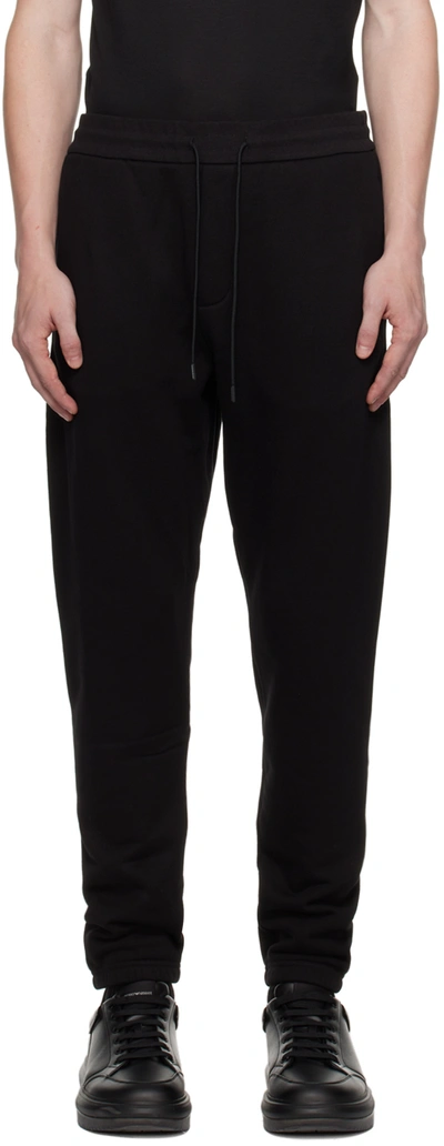 Emporio Armani Pants In Black Polyamide