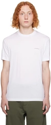 Emporio Armani Crew-neck Cotton T-shirt In White