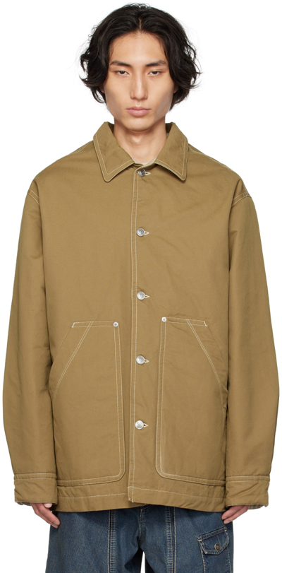 Isabel Marant Lawrence Cotton-canvas Overshirt In Green