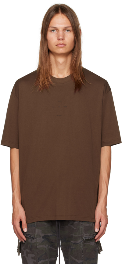 Song For The Mute Brown Oversized T-shirt