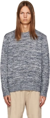 VINCE BLUE MARLED SWEATER