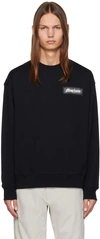 MOSCHINO BLACK PATCH SWEATSHIRT