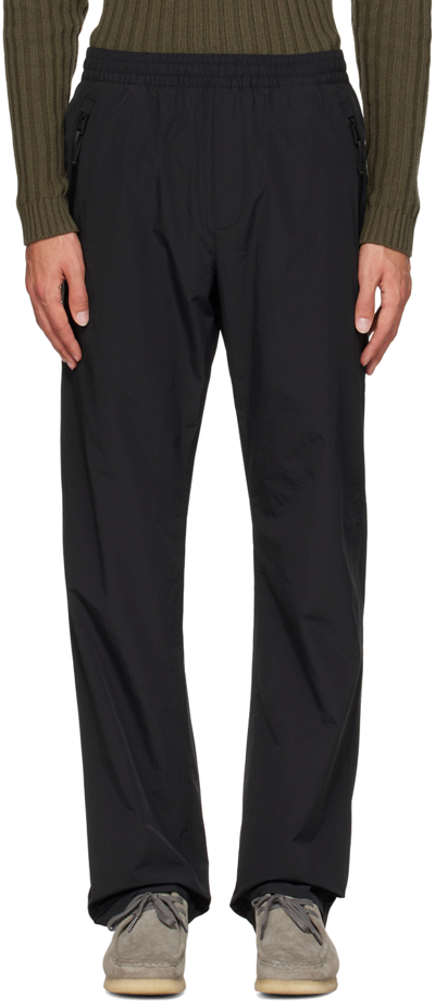 Wood Wood Black Halsey Trousers In 9999 Black