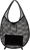 Alaïa Extra Large One Piece Mesh Shoulder Bag In 999 Noir