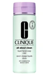 Clinique Mini All About Clean Liquid Facial Soap Mild For Dry To Dry/combination Skin 1 Oz.