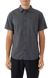 O'neill Quiver Stretch Dobby Button-up Shirt In Graphite 2