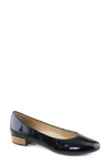 Marc Joseph New York Ferris Flat In Black Svelte Patent